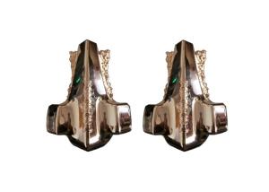 Quality Plastic Customized Copperizing Funeral Decoration Coffin Parts For Casket Furniture wholesale