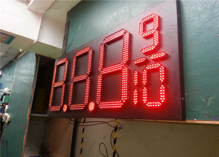 Multiple size waterproof LED Gas Station Sign with Rear / Front Access , Single / Double Side