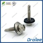 Stainless Steel Hex Washer Head Self Drilling Screws with EPDM washer