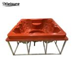 Superior Quality 2.2*2.2M square spa hot tub mold with removable mold outdoor