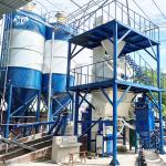 Automatic Tower Type Dry Mix Powder Mortar Mixing Machine Wall Putty Sand Cement