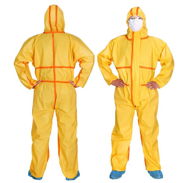 Disease Control Type 3 Disposable Coveralls Tank Cleaning Petrochemical Oil