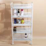 H77cm Five Tier Metal Trolley Cart For Bathroom