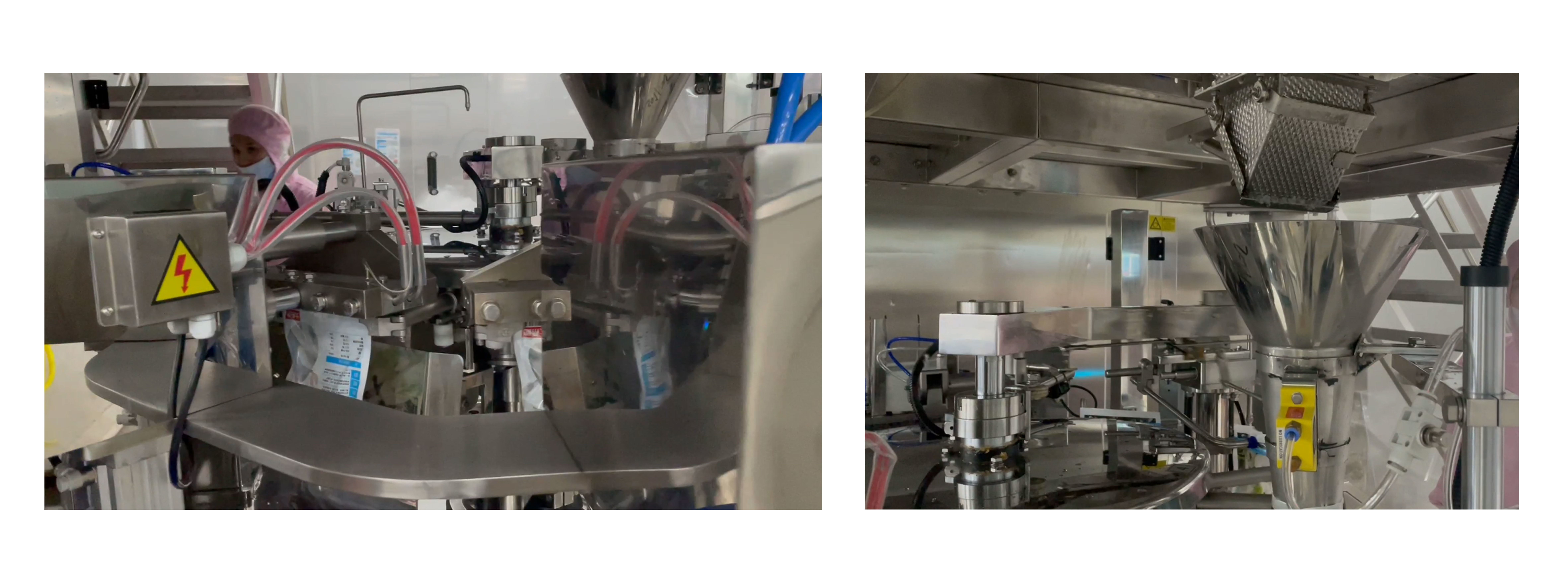 Rotary Vacuum Bag Packaging Machine Automatic Premade Bag Doypack Food Packing