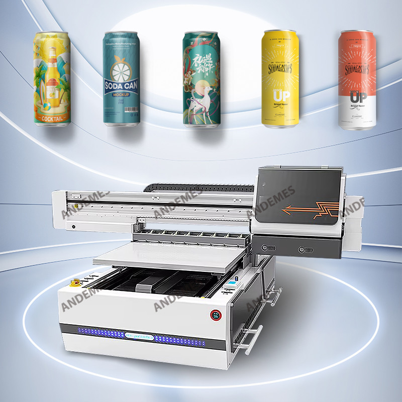 Automatic 6090 Flatbed UV Ink Printer With USB 2.0 / Ethernet Interface