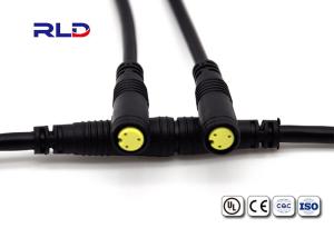 Quality Ebike LCD IP65 Waterproof Electrical Plug Connectors Brake 2 3 4 5 Pin Black Color M8 wholesale