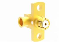 Quality SMP Female Right Angle 2 Holes Flange Connector for 2# Semi Rigid/Flexible Cable wholesale