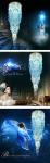 Modern Crystal Ceiling Chandelier For Living Room Lobby Luxury Long Staircase