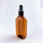 rectangle amber essential oil bottle glass with screw cap empty amber Boston