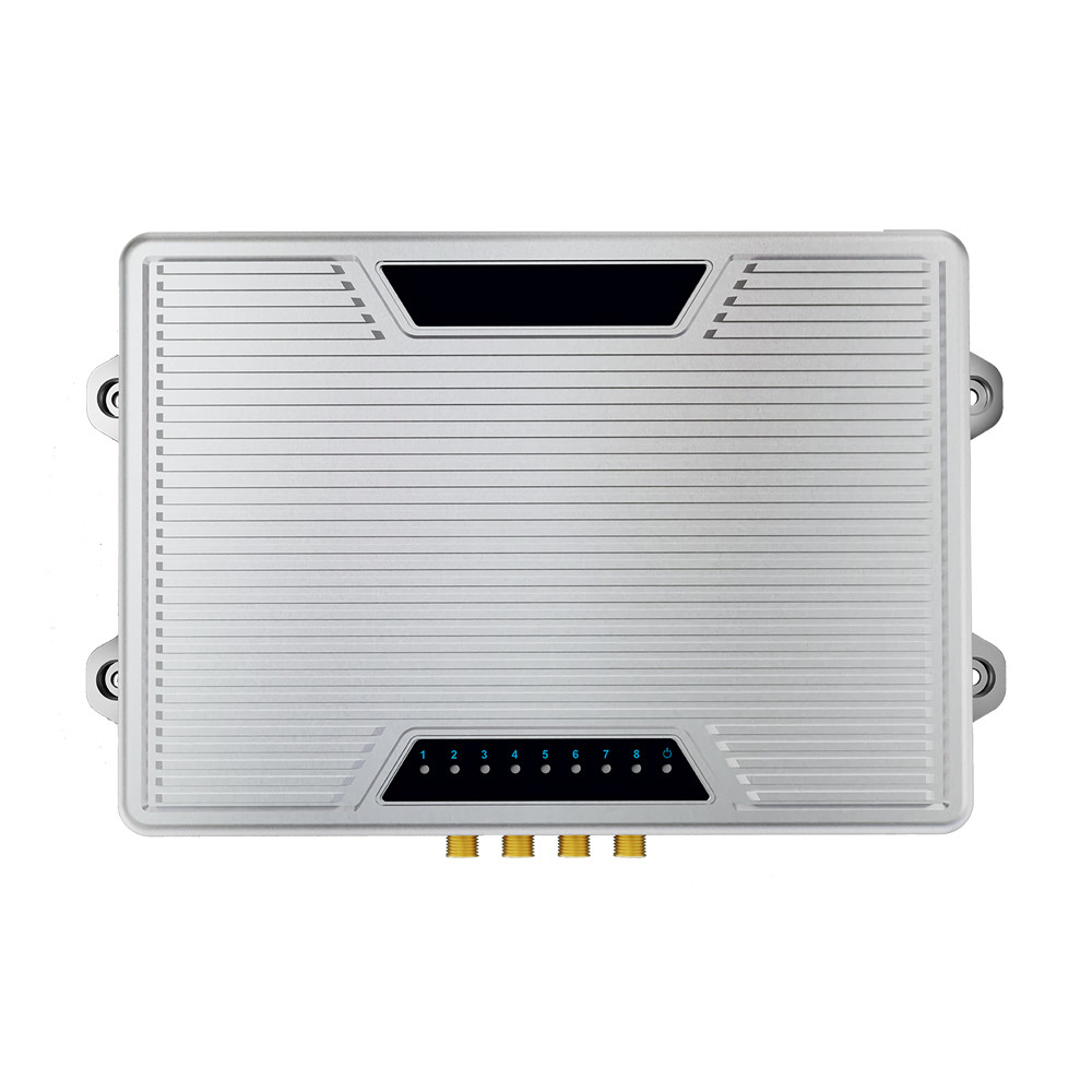 Fast Speed Long Range UHF RFID Fixed Reader 4 Port For Logistics Industry