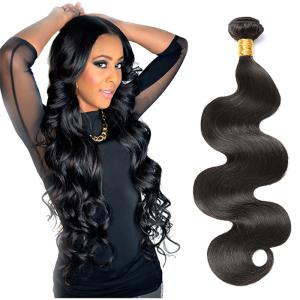 Quality No Synthetic 100% Brazilian Virgin Hair / Brazilian Body Wave Hair wholesale