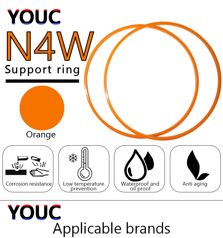 Nylon Green Orange Back Up Ring N4W Hydraulic Cylinder Seal Kits