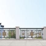 Aluminum Fencing Forged Iron Safety Elegant Outdoor Fencing
