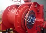 Hydraulic Footstep Piledriver Winch LBS Drum Offshore Winch For Rotary Drilling