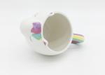 500ml Capacity Ceramic Unicorn Mug , Dolomite Handmade Stoneware Coffee Mugs