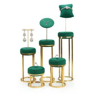 Quality Green Jewelry Organizer Tray Pendant Display Stand Necklace Holder Display wholesale