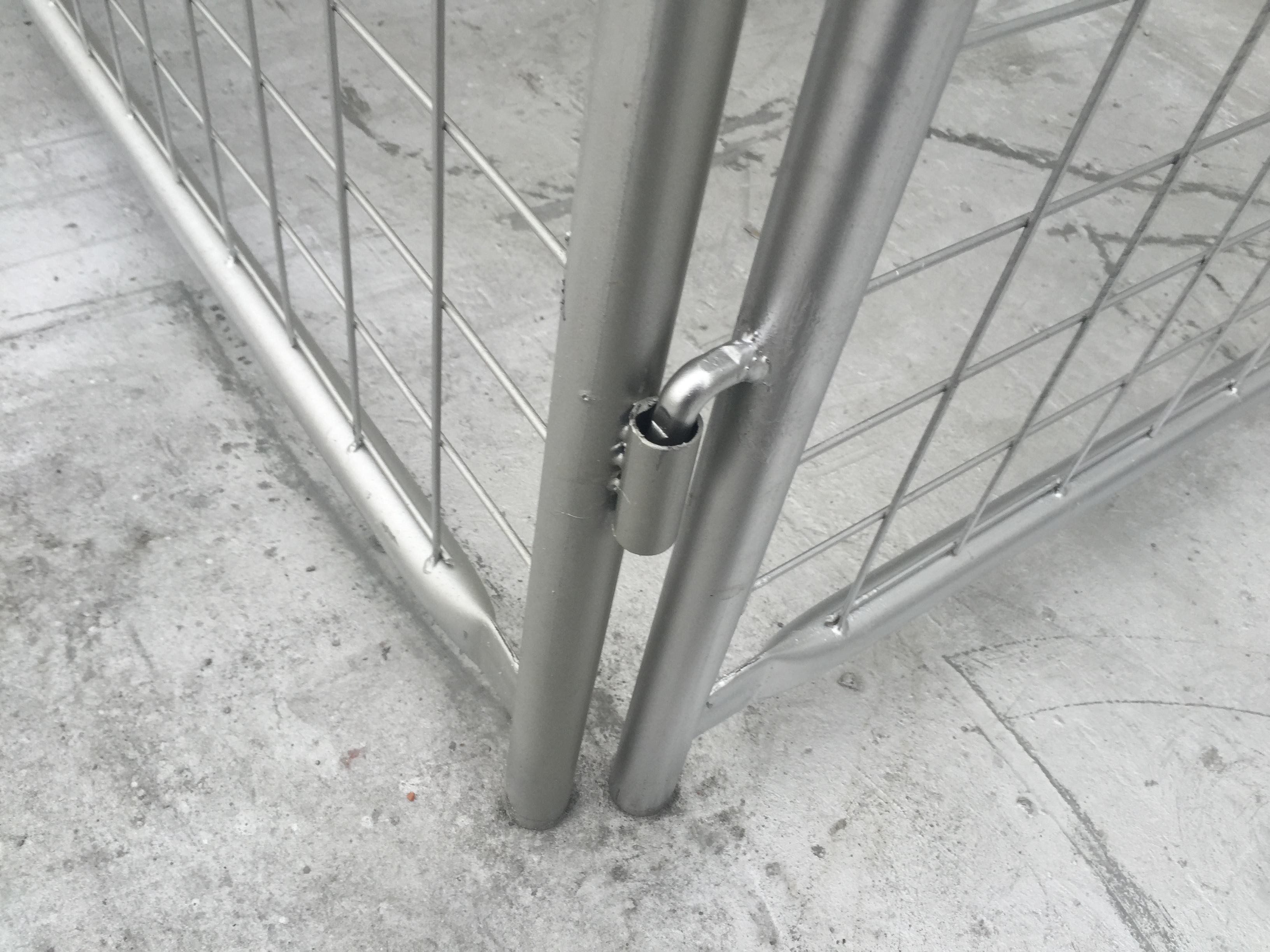 Customized Galvanised Steel Rubbish Cage HDG 14 Microns / 42 Microns