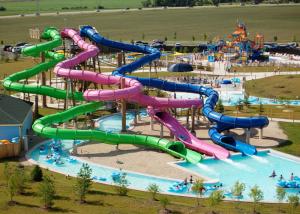 Quality Fiberglass Tube Water Slide Outdoor Amusement Waterpark For Adult wholesale