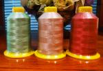 150D/3 Vivid Color High Tenacity Nylon Yarn, Bonded Nylon Thread For Sewing