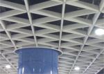 Extruded Triangle Commercial Ceiling Tiles , Aluminum Suspending Ceiling Grid