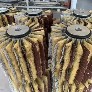 Quality Wood Sisal Sanding Paper Polish Brush For Wooden Grinding Polishing Roll Roller wholesale