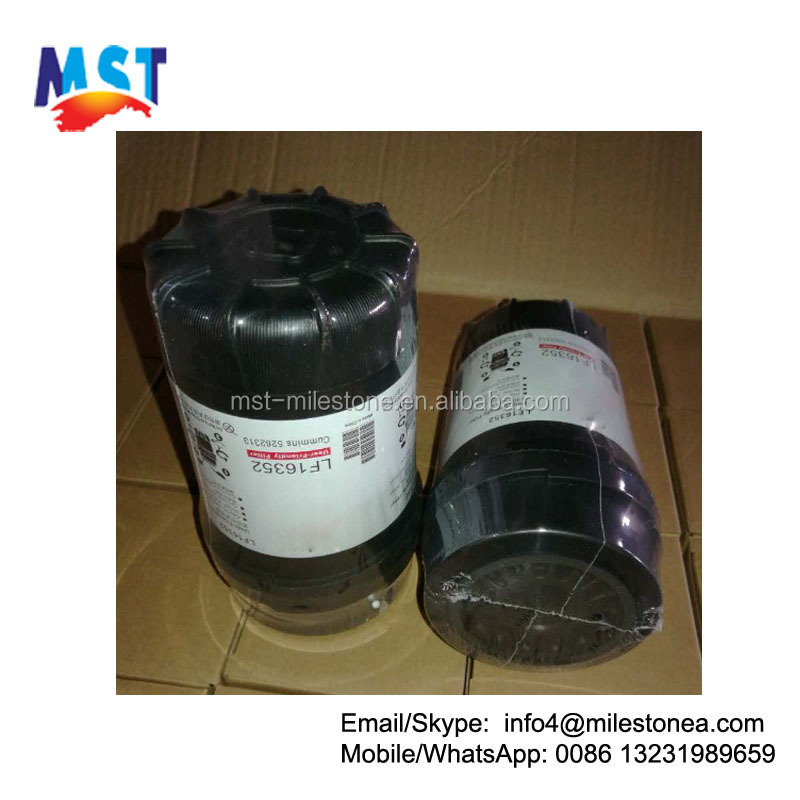 Truck diesel engine plastic oil filter LF16352 5262313