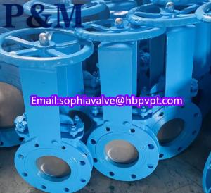 Quality JIS10K rising stem cast steel knife gate valve wholesale