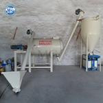 20-25m2 Area Simple Dry Mortar Mixing Plant Wall Putty Gypsum Powder Plaster