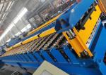 Wall Panel Steel Roll Forming Machine Cr 12 Mov Cutting Blade Material