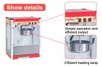 16.5kg Compact 1.5KW Kitchen Cooking Equipment With 220V-240V Voltage For Easy