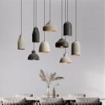 Danish Design Industrial E27 Creative Bar Bedroom Bedside Restaurant Concrete