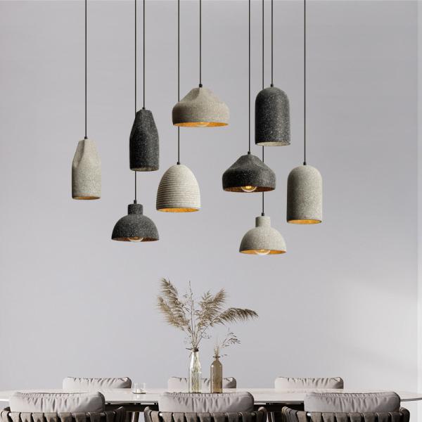 Danish Design Industrial E27 Creative Bar Bedroom Bedside Restaurant Concrete