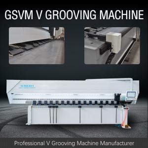 Quality Hydraulic Sheet Metal Grooving Machine Stainless Steel V Groove Cutter Machine wholesale