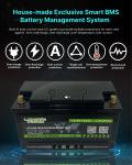 Deep Cycle RV Camper Van LiFePO4 Battery L5 12V 100Ah Camping Car Batteries
