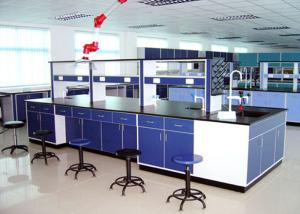 Quality Corrosion Resistant Full Steel Lab Island Bench / Desk Lab Systems Furniture wholesale