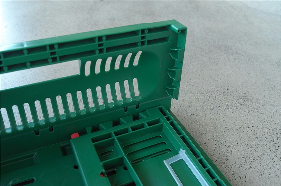 Transportation Plastic Crate for Fruit Vegetable Storage Stackable Nestable 400x300x170mm