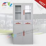 2016 hot sale steel cupboard FYD-W013 with lower price,glass/steel door with 2