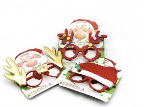 Quality Paper Glitter Glasses Christmas Party Crafts Event Party Decorations Customized wholesale