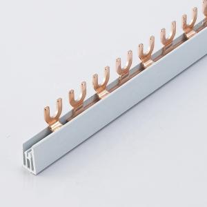 Quality Pin type fork type copper busbar insulated comb bus bar wholesale