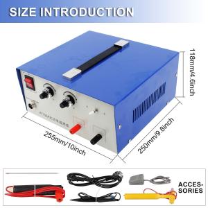 Quality 100A Jewelry Welding Machine Jewelry Spot Welder 600W Adjustable Pulse Sparkle wholesale