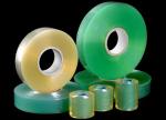 High Sticky Wrap Transparent Yellow Plastic Film OD 250mm 35mm Width