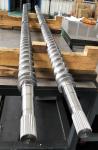 Good Abrasion Resistance Twin Screw Extruder Elements Involute Spline Screw