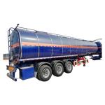 Mechanical Suspension Diesel Fuel Tanker Trailer Used For Long Distance