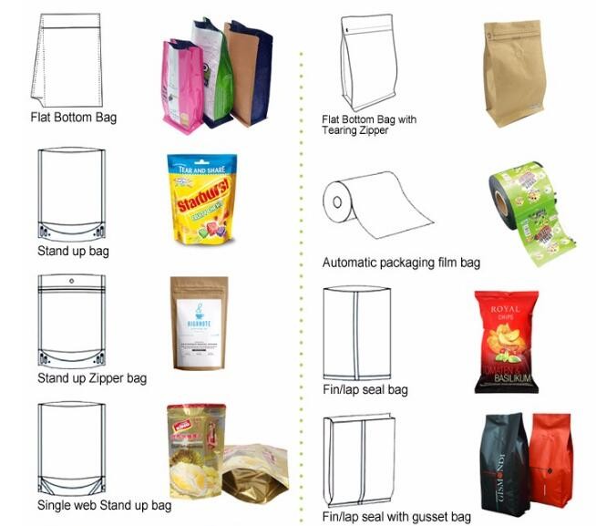Stand Up k Packaging Brown Or White Small Kraft Paper Bag With Clear Window