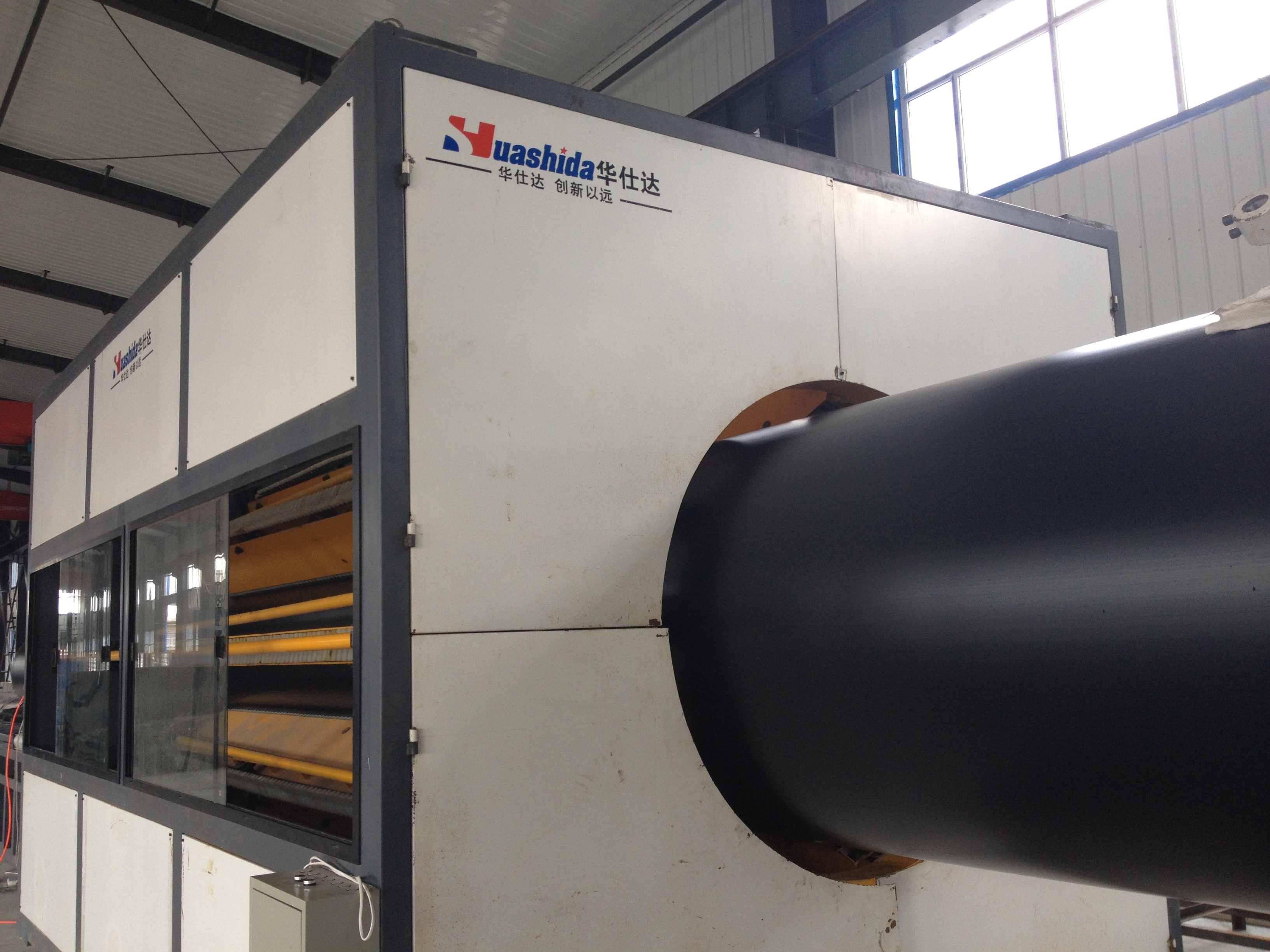 HDPE Pipe Extrusion Line Plastic Sheet Extruder 75mm-250mm