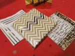 Customized Colored 15-19gsm Christmas Party Napkins Disposable Decorated Tissue
