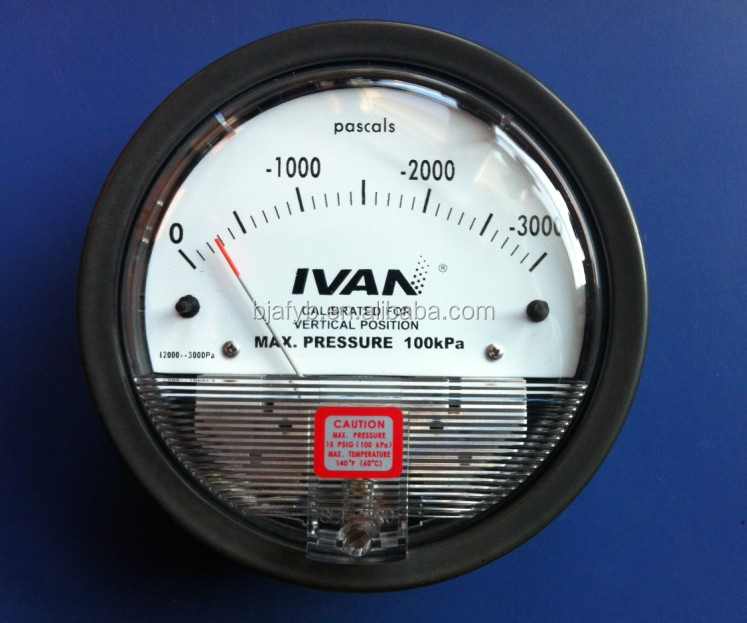 AF700 Red Oil Manometer For Differential Pressure Monitoring In OEM Settings