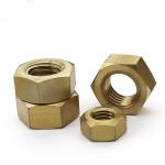 M1.4-M24 Stock Brass Hex Jam Nuts DIN934 Standard Grade A2 For Bicycles