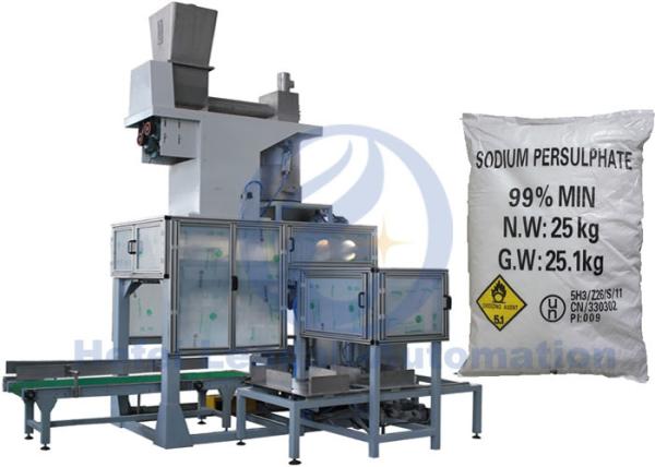 25Kg Poly Bag Packing Machine , Potassium Persulfate Polythene Bag Packing