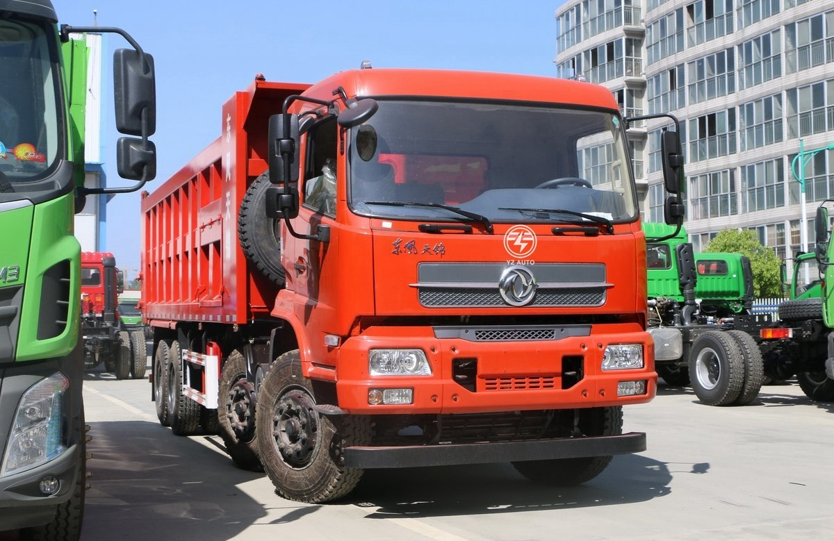 30T Heavy Duty Cummins Diesel Engine Tipper Dump Truck RHD/LHD Options Automatic for Cargo Transport